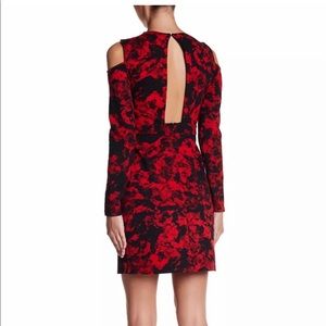 New Parker Duffy Red Black Dress